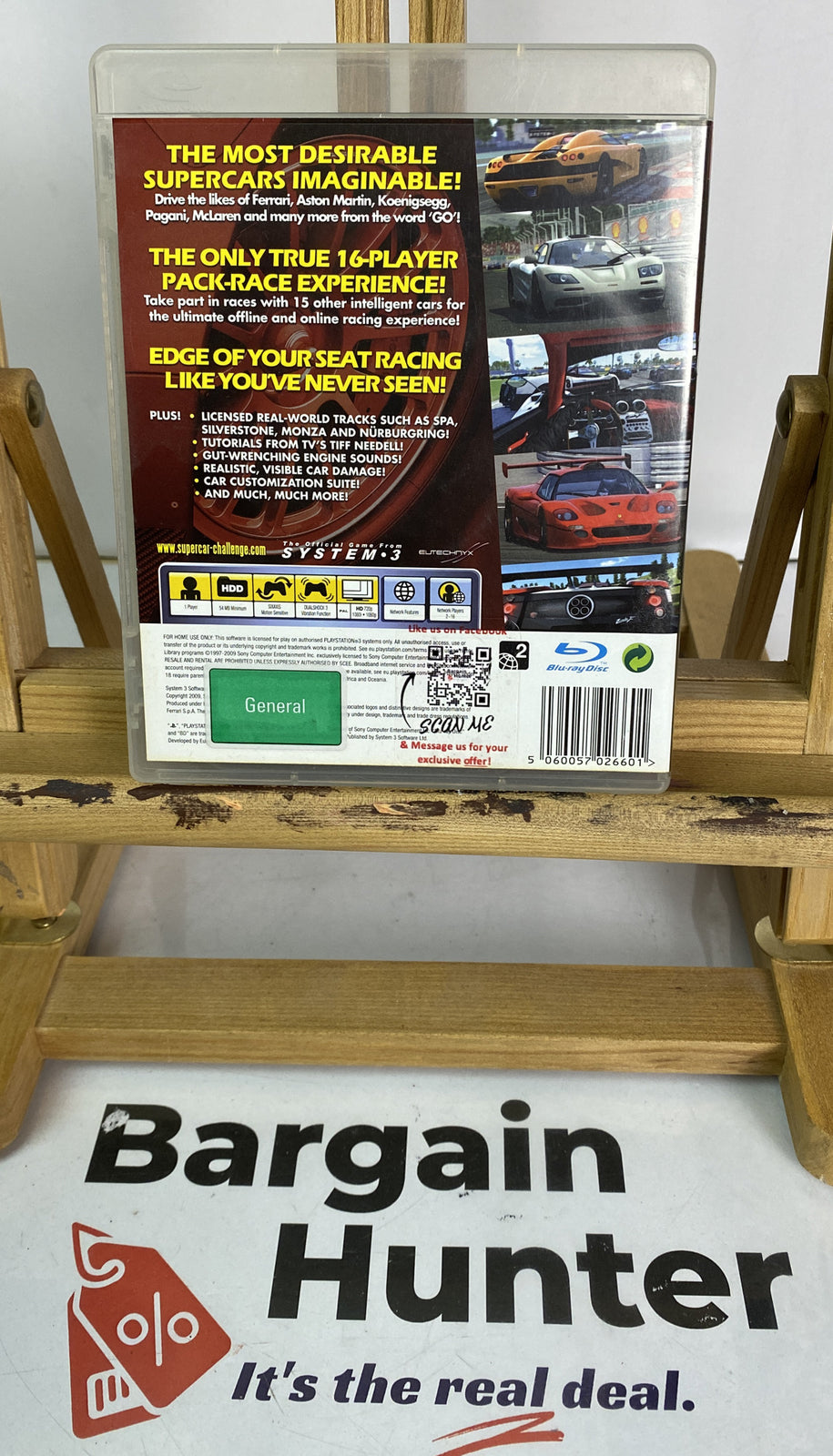 2690 Super Car Challenge PAL Playstation 3/PS3 Complete