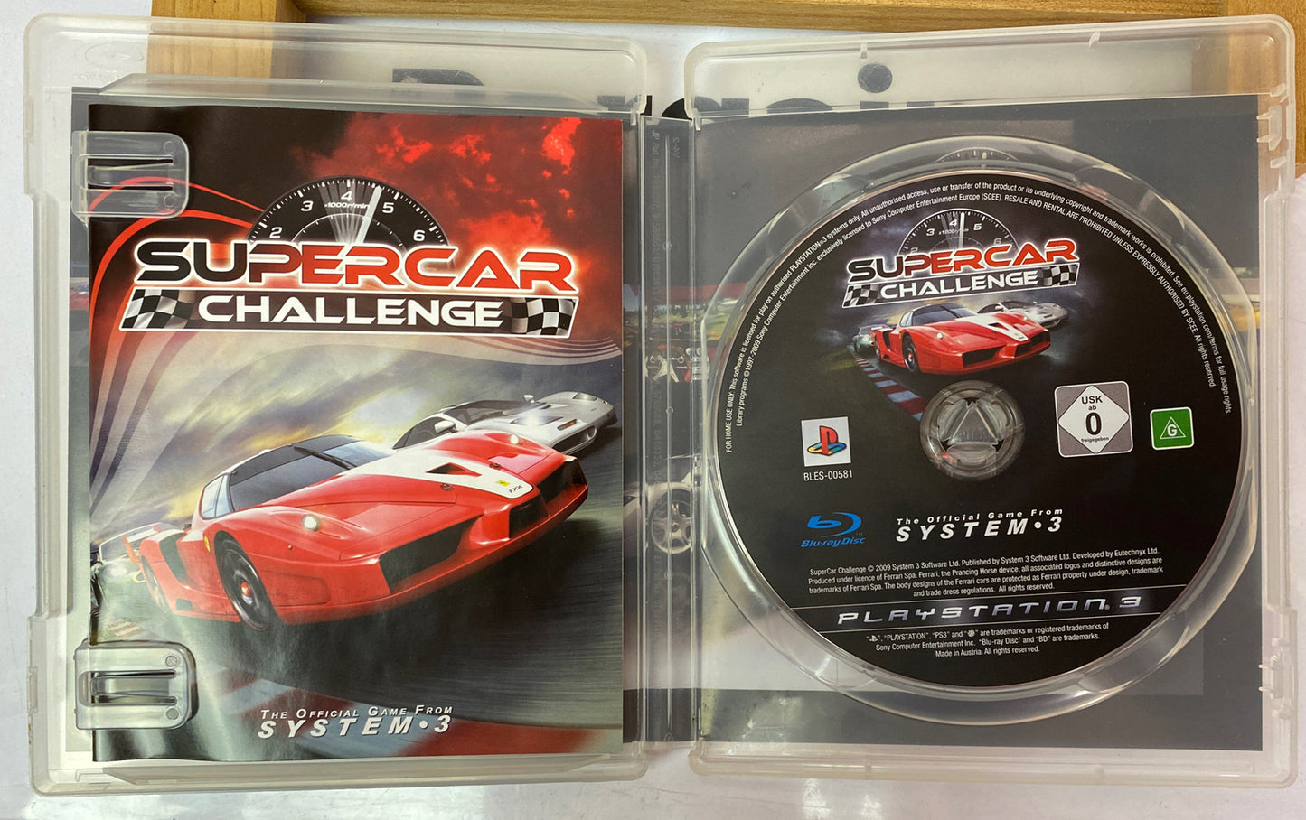 2690 Super Car Challenge PAL Playstation 3/PS3 Complete