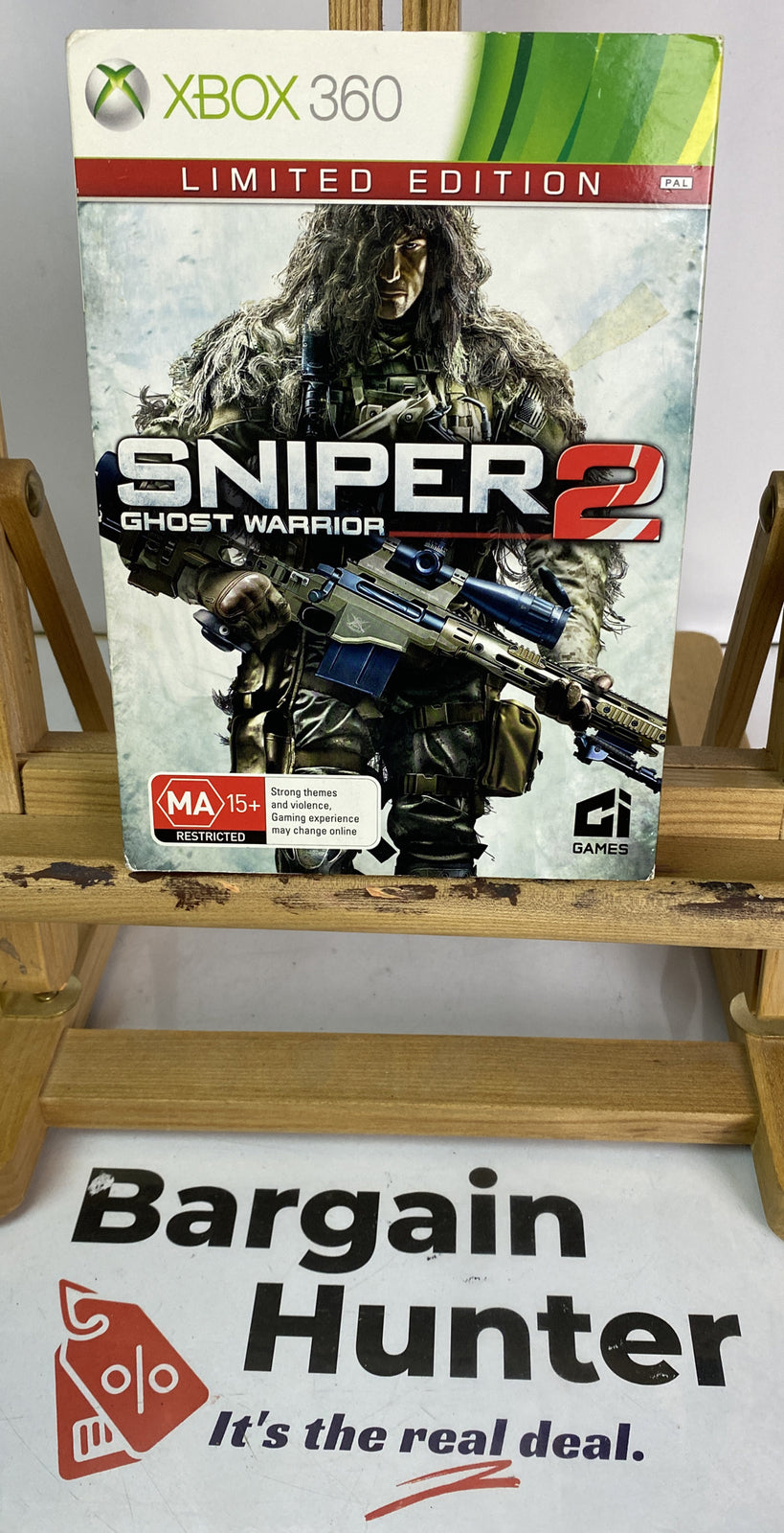 2635 Ghost Warrior Sniper 2 Steel Case Limited Edition PAL Xbox 360 Complete