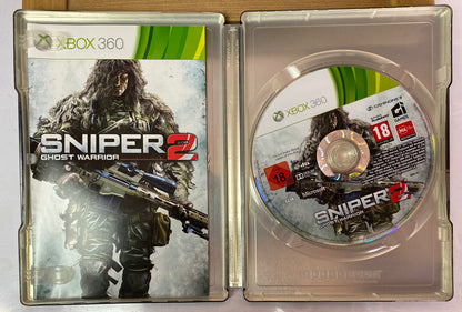 2635 Ghost Warrior Sniper 2 Steel Case Limited Edition PAL Xbox 360 Complete