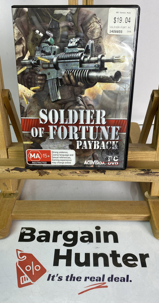 2606 Soldier Of Fortune Payback For PC Game In Good Condition