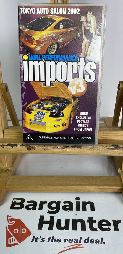 2892 High Performance Imports V3 VHS Tape In VGC