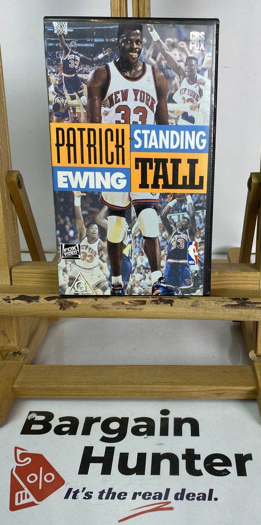 2821 Patrick Ewing Standing Tall NBA VHS Tape In VGC