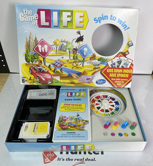 2833 Hasbro The Game Of Life Board Game Complete In Good Condition
