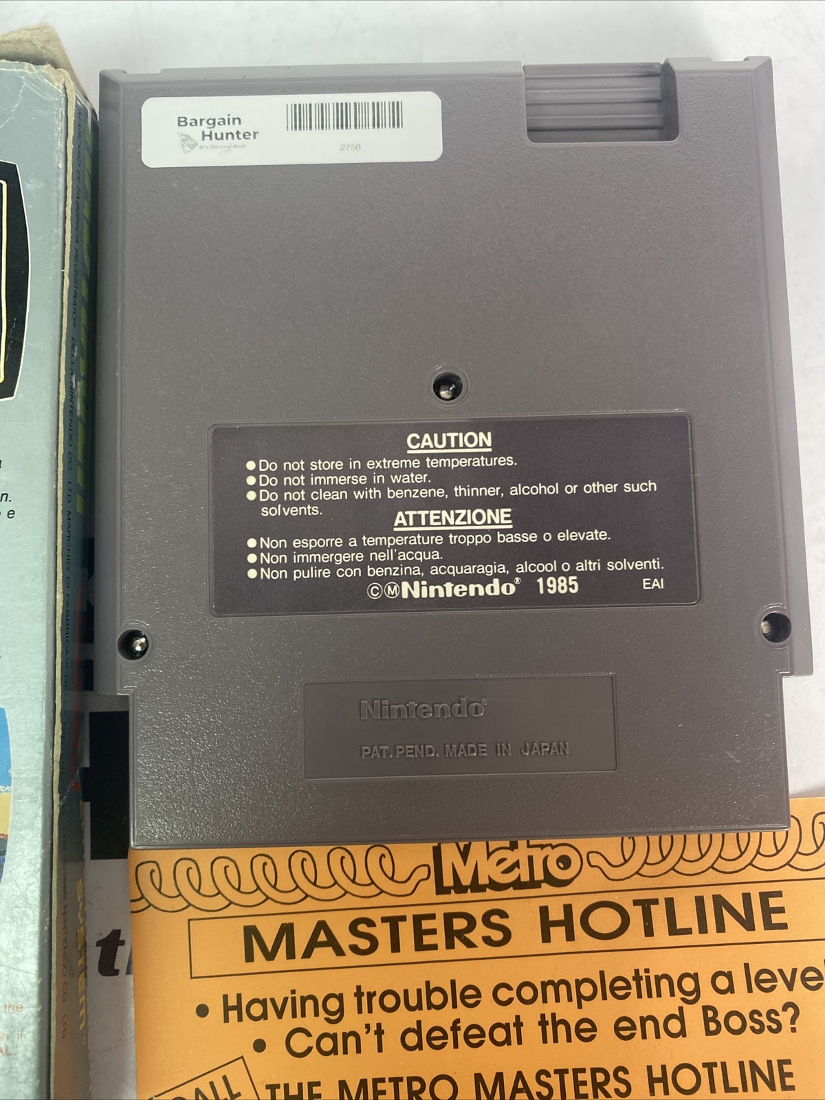 2750 Rad Racer Incomplete Nintendo Nes Game In OK Condition