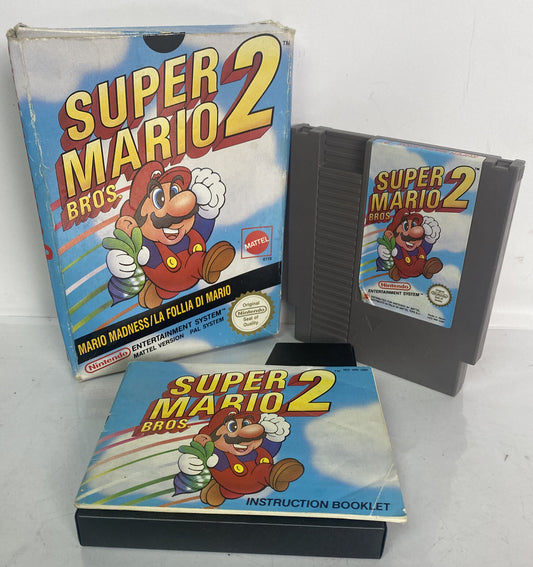 2752 Super Mario Bros. 2 Complete Nintendo Nes Game In Good Condition