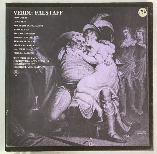 Verdi Falstaff The Philharmonic Orchestra And Chorus Record Set In VGC 3070