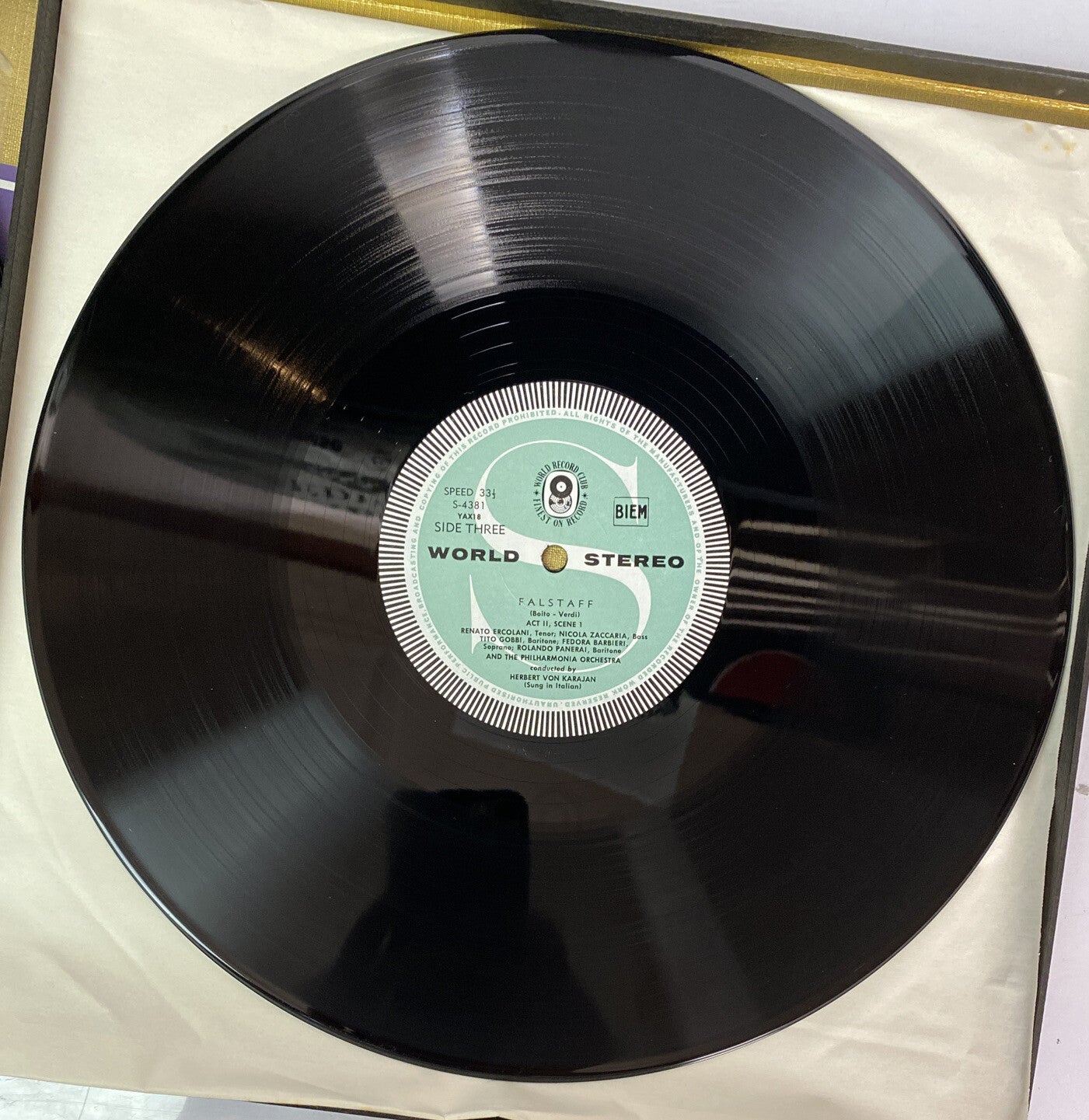 Verdi Falstaff The Philharmonic Orchestra And Chorus Record Set In VGC 3070