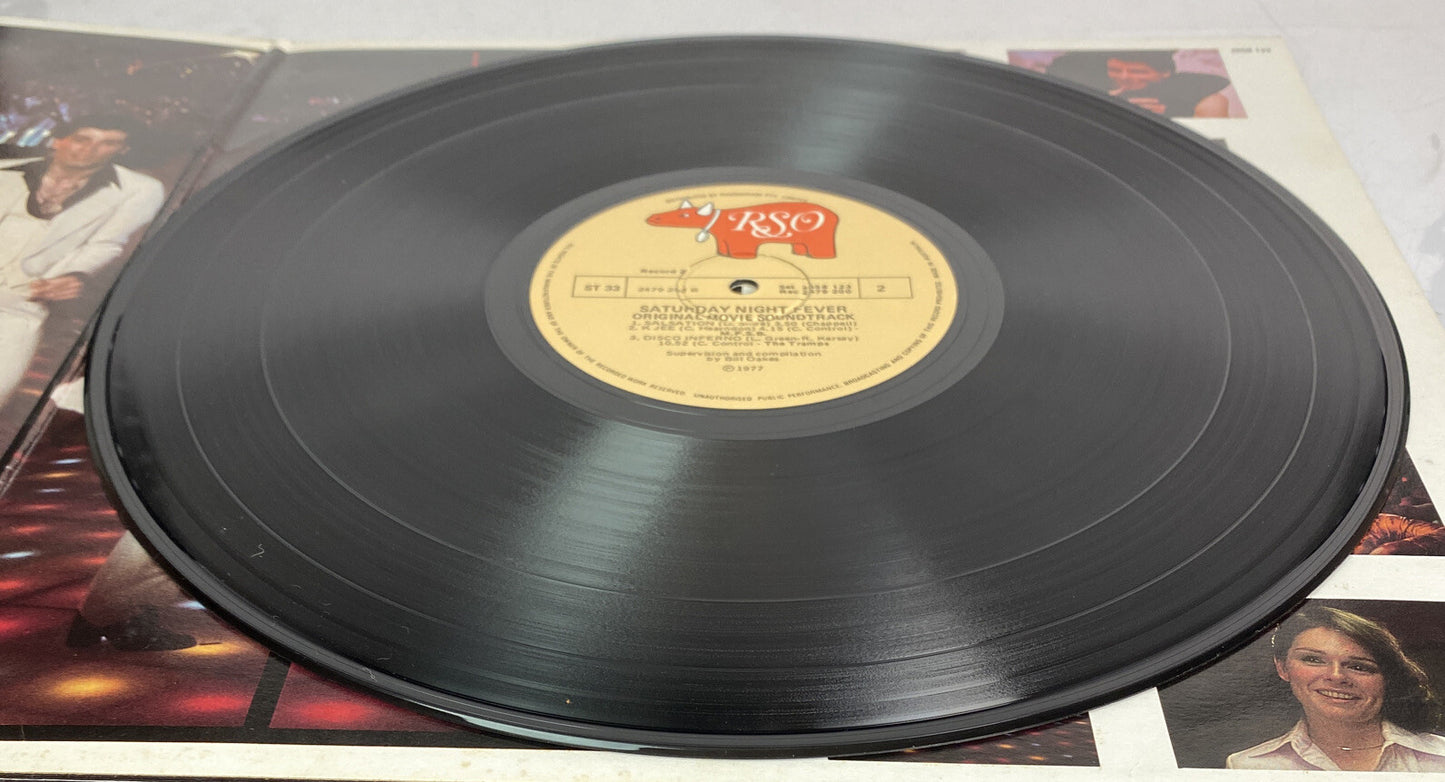 Saturday Night Fever The Original Movie Soundtrack Vinyl Record In VGC 2997