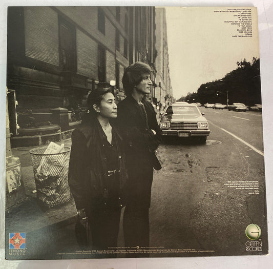 John Lennon Yoko Ono 1980 Vintage Vinyl Record In VGC 3049