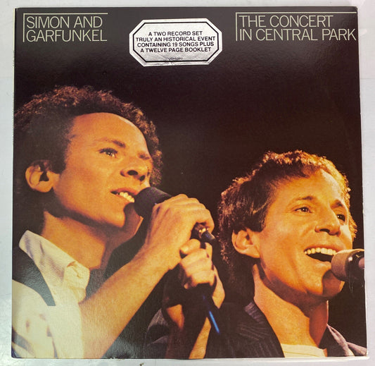 Simon And Garfunkel The Concept In Central Park 1982 Vintage Vinyl Record In VGC
