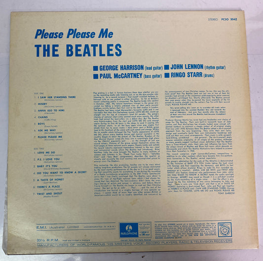 The Beatles Please Please Me 1976 Vintage Vinyl Record In VGC 3065