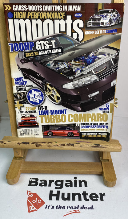 High Performance Imports No. 102 In OK Condition Magazine