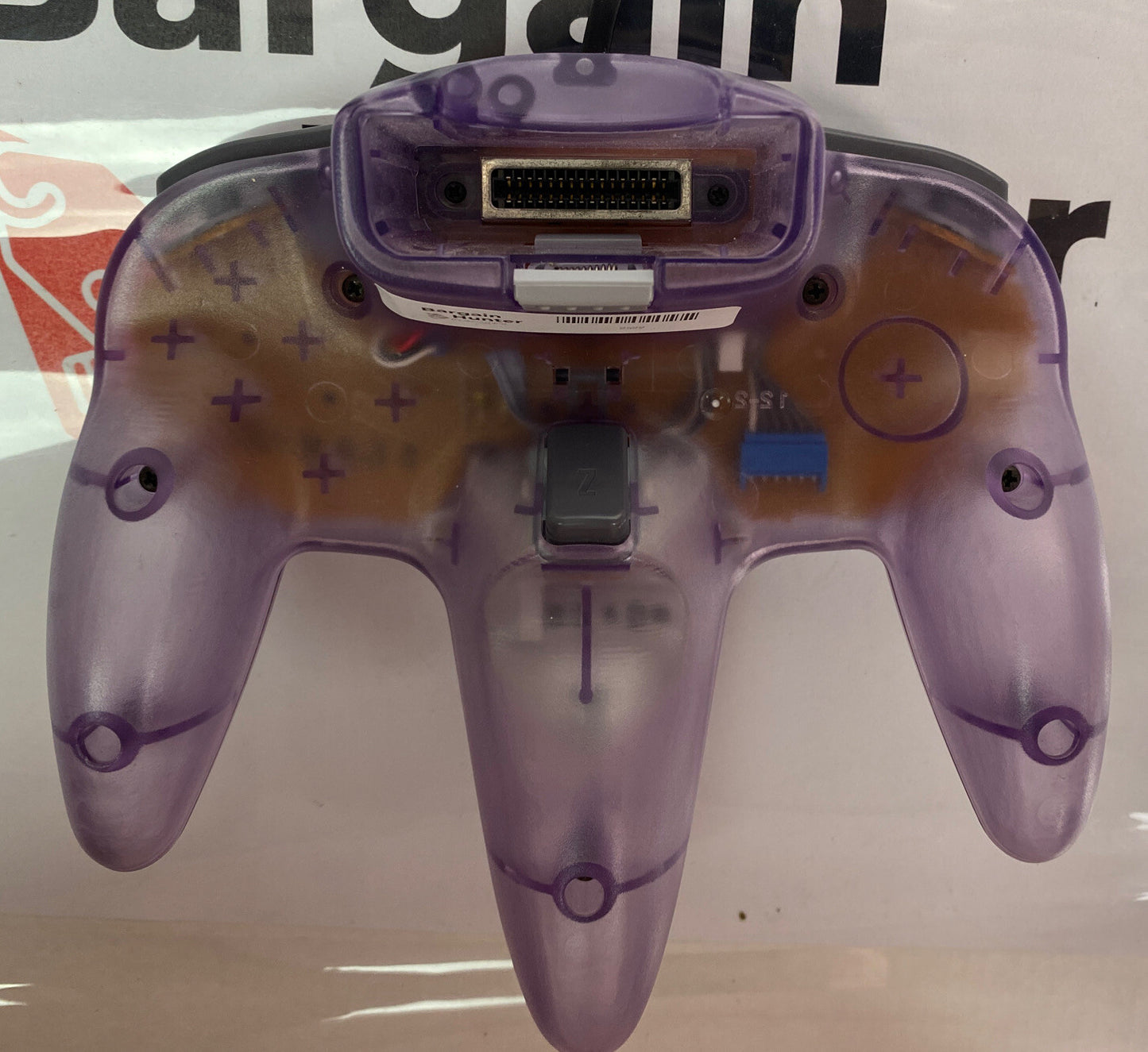 Genuine Nintendo N64 Clear Purple Controller In Good Condition 2522
