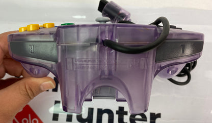 Genuine Nintendo N64 Clear Purple Controller In Good Condition 2522