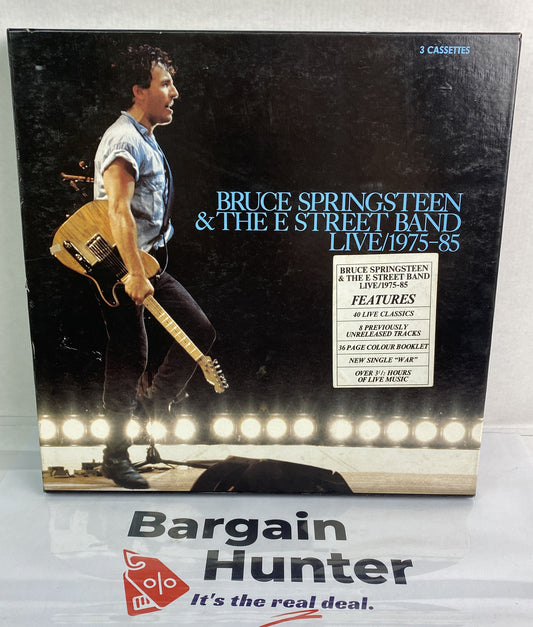 BRUCE SPRINGSTEEN & THE E STREET BAND LIVE 1975-85 CASSETTE TAPE BOX ONLY