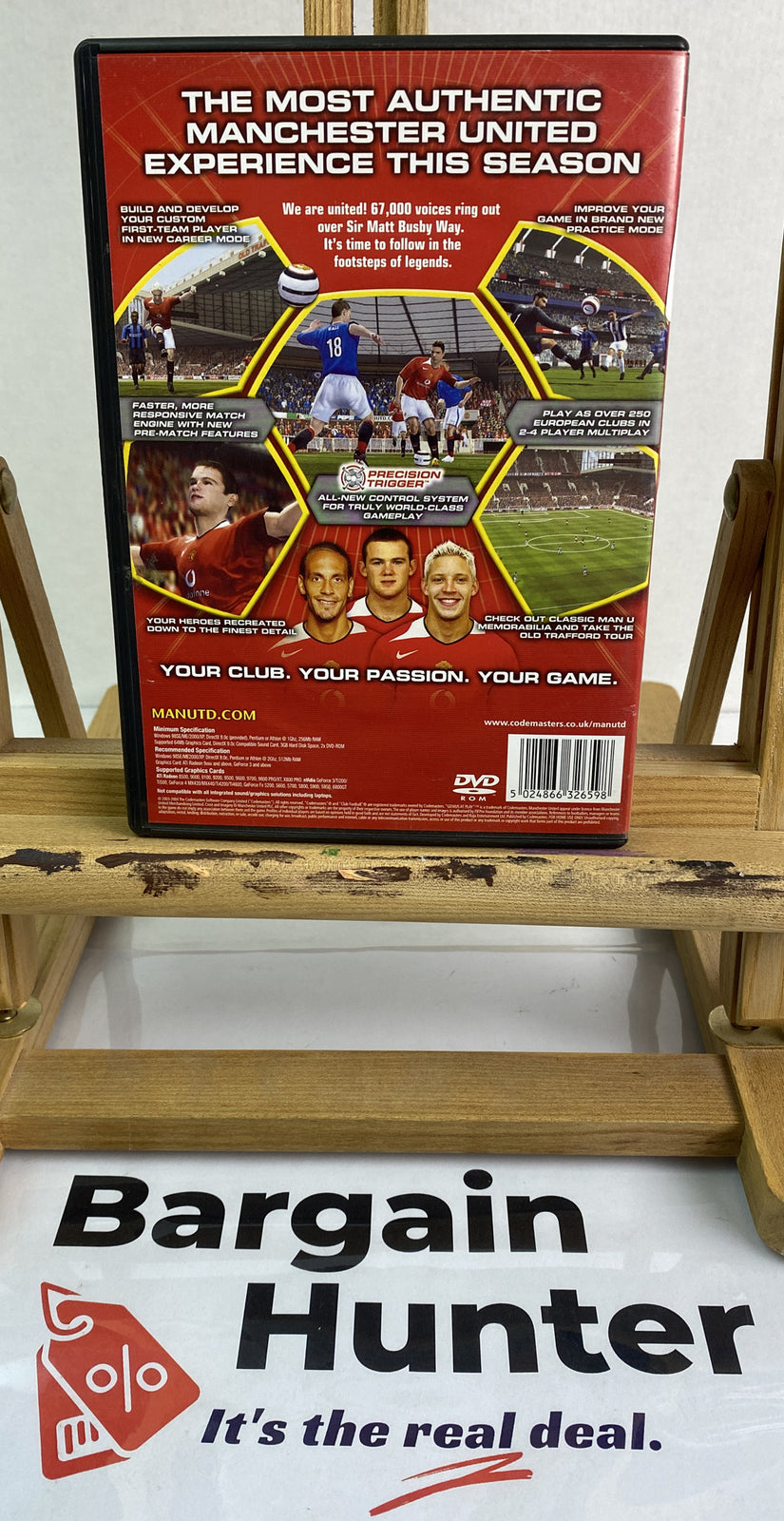 Manchester United Club Football 2005 PC Complete In Good Condition 2688