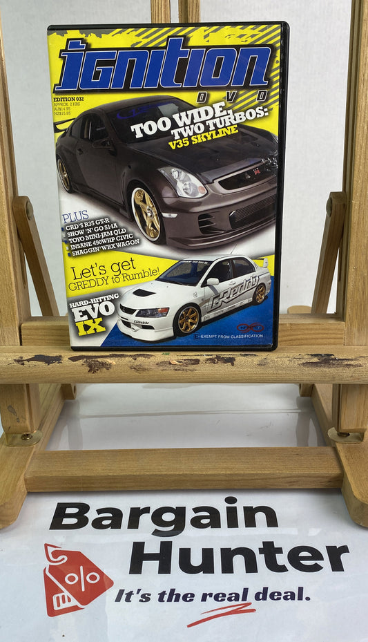Ignition Edition 32 - Series Rare- Aus Stock DVD EVO IX Two Turbos 2823