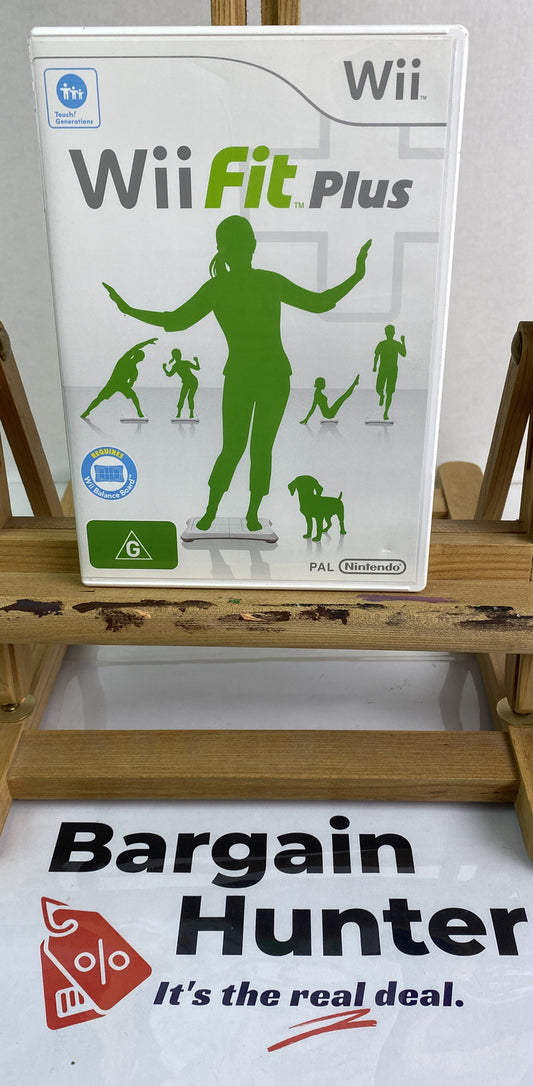 Wii Fit Plus PAL Nintendo Wii Complete Game 2495