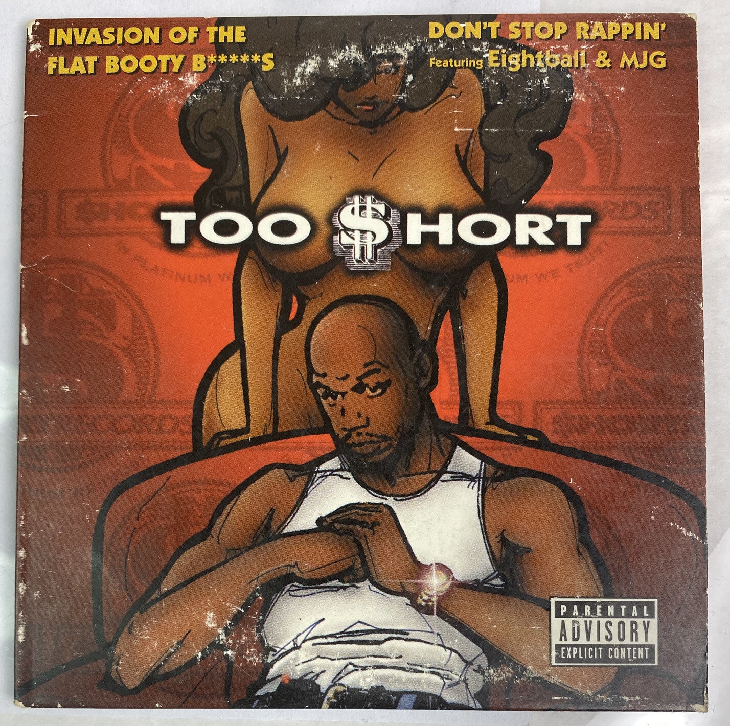 TOO SHORT INVASION OF THE FLAT BOOTY B*****S/DON'T STOP RAPPIN' U.S. CD-SGL 1998