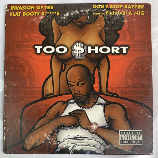 TOO SHORT INVASION OF THE FLAT BOOTY B*****S/DON'T STOP RAPPIN' U.S. CD-SGL 1998