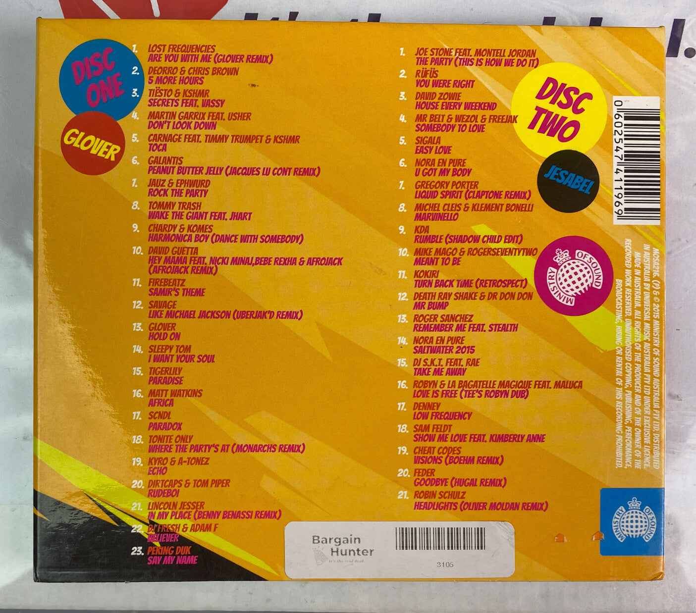 Ministry Of Sound Clubbers Guide Spring 2015 Music CD In Good Condition 3105