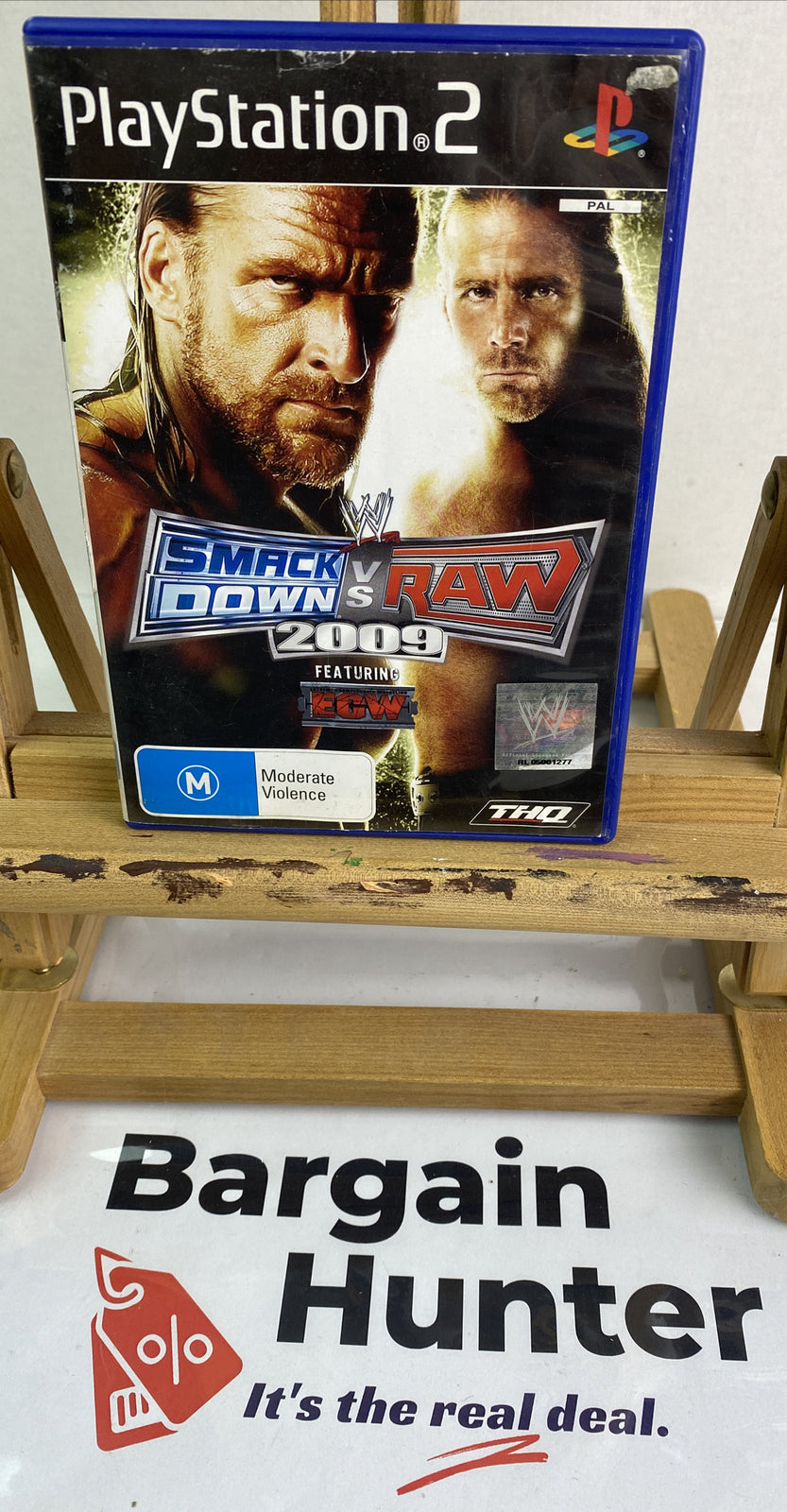 WWE SmackDown Vs Raw 2009 Featuring ECW PAL Playstation 2/PS2 Complete Game 2610