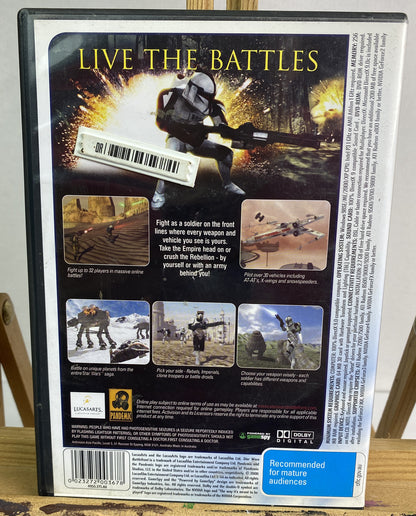 Star Wars Battlefront PC complete Game In Good Condition 1025