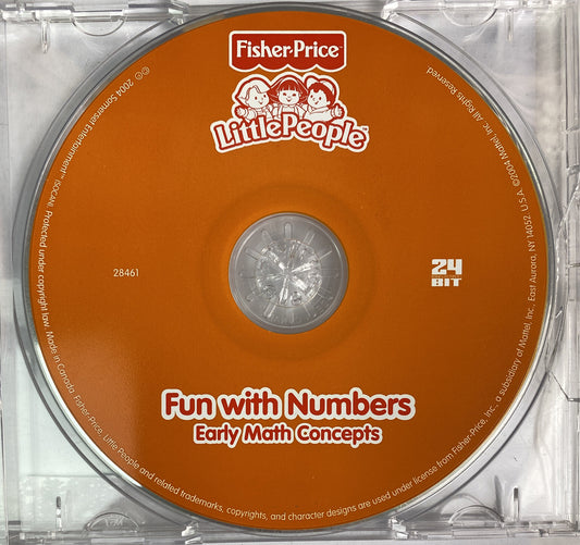 Fisher Price Little People Fun With Numbers Early Math Concepts CD Only
