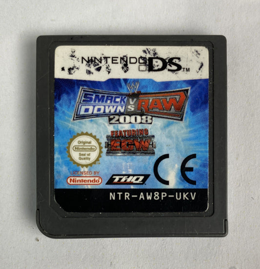 Smackdown Vs Raw 2008 Featuring ECW Nintendo DS Game - Cart Only 2953