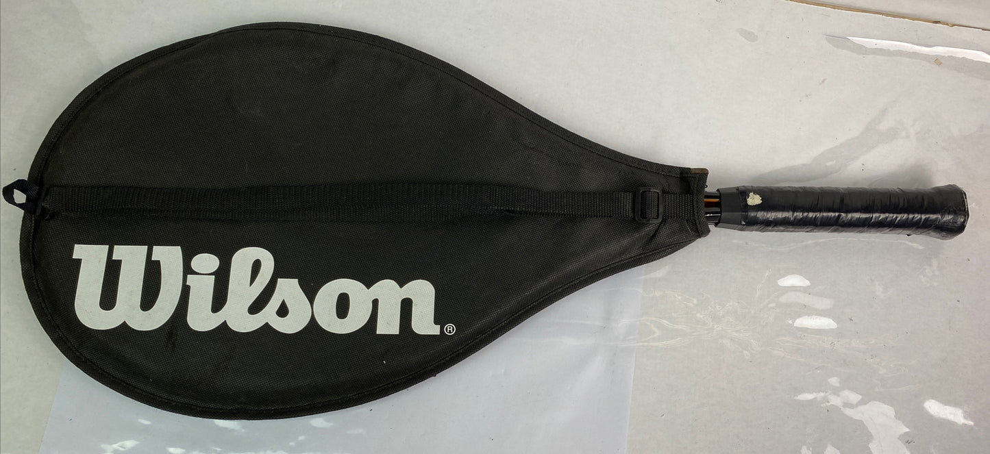Wilson Tennis Racquet - 28cm Wide 70cm Length + Cover In Good Condition 2915