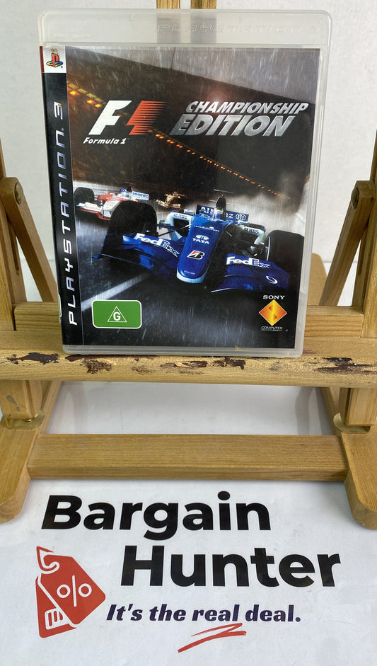 Formula One Championship Edition PAL Playstation 3/PS3 Complete 3222