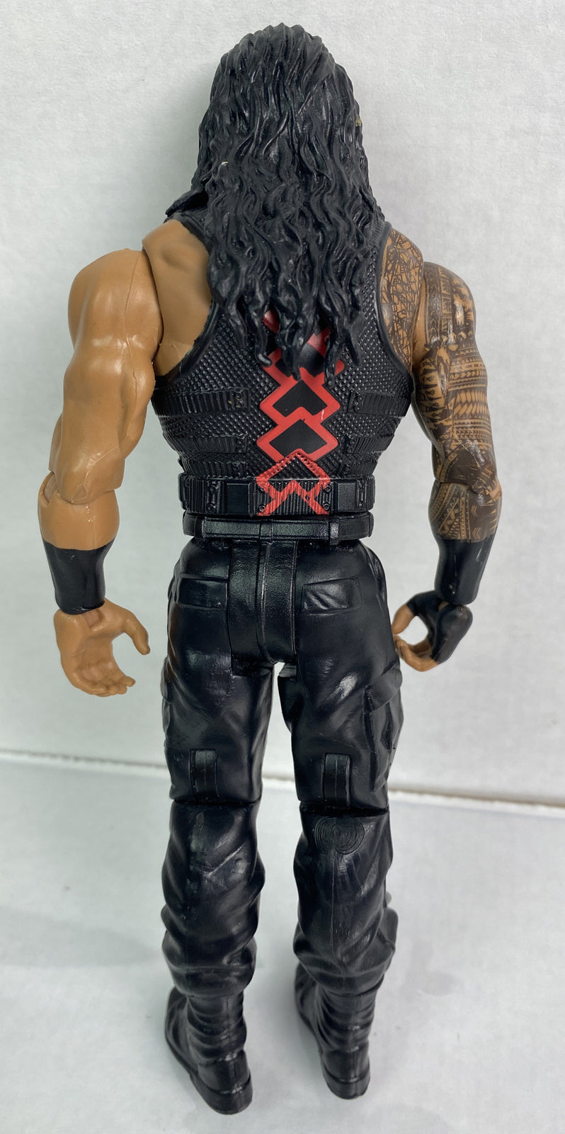 2017 WWE Mattel Roman Reigns RED VEST WRESTLING FIGURE 17.5cm In Good Condition