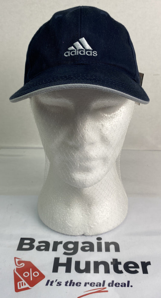 Adidas Blue Baseball Cap / Hat In Good Condition Adjustable Sizing 2955