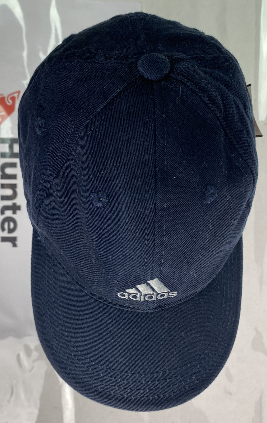 Adidas Blue Baseball Cap / Hat In Good Condition Adjustable Sizing 2955
