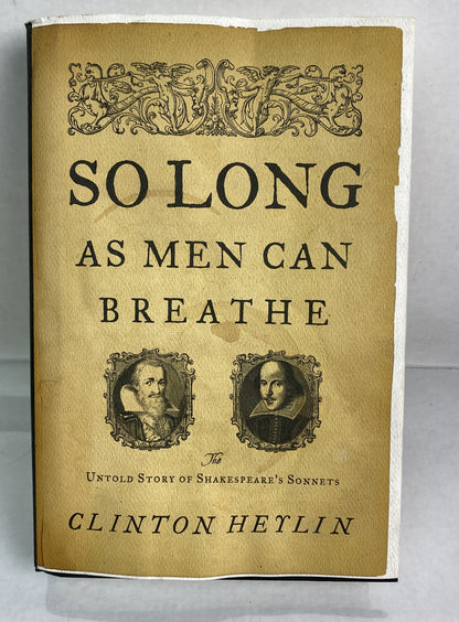 So Long As Men Can Breathe By Clinton Heylin Hard Copy In Good Condition