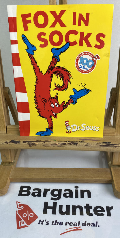 Fox In Socks Author Dr. Seuss 100th Edition In Good Condition