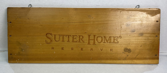 Sutter Home 1991 Reserve Napa Valley Cabernet Sauvignon Timber Sign In VGC 3248