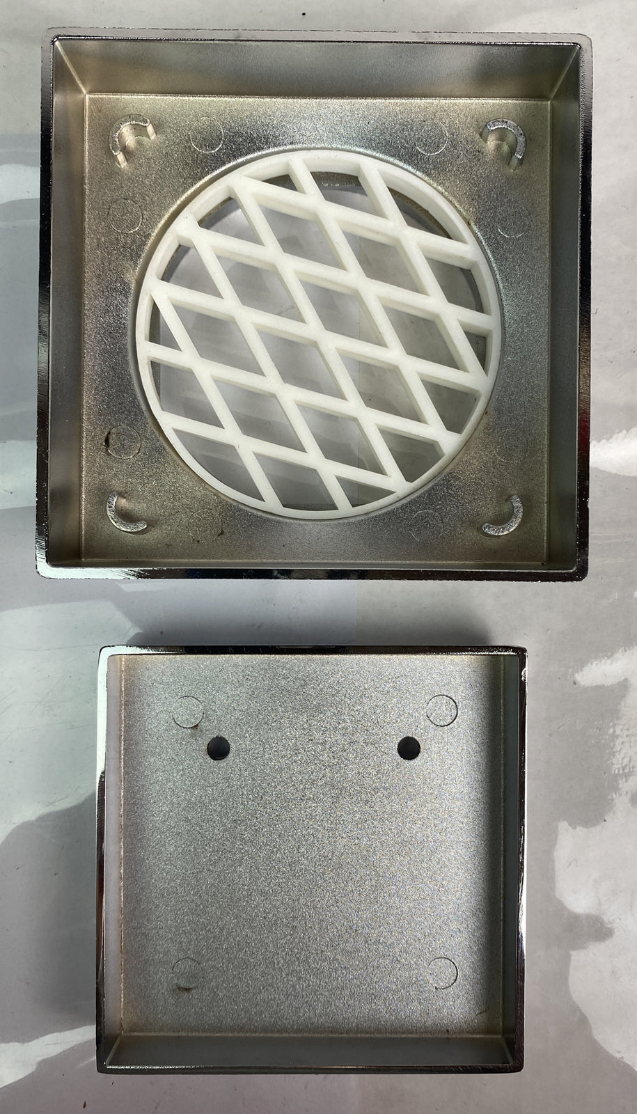 Steel 120mm by 120mm Tile insert for 90mm Drain Brand New