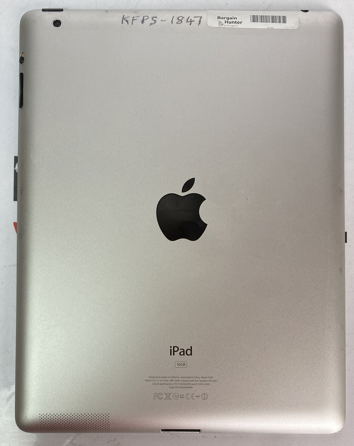 Apple iPad 2 16GB Wi-Fi 9.7in - Black Australian Stock Unlocked 1672