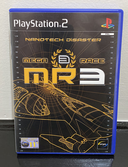 Nanotech Disaster Mega Race 3 MR3 PAL Playstation 2/PS2 Complete Game 3548