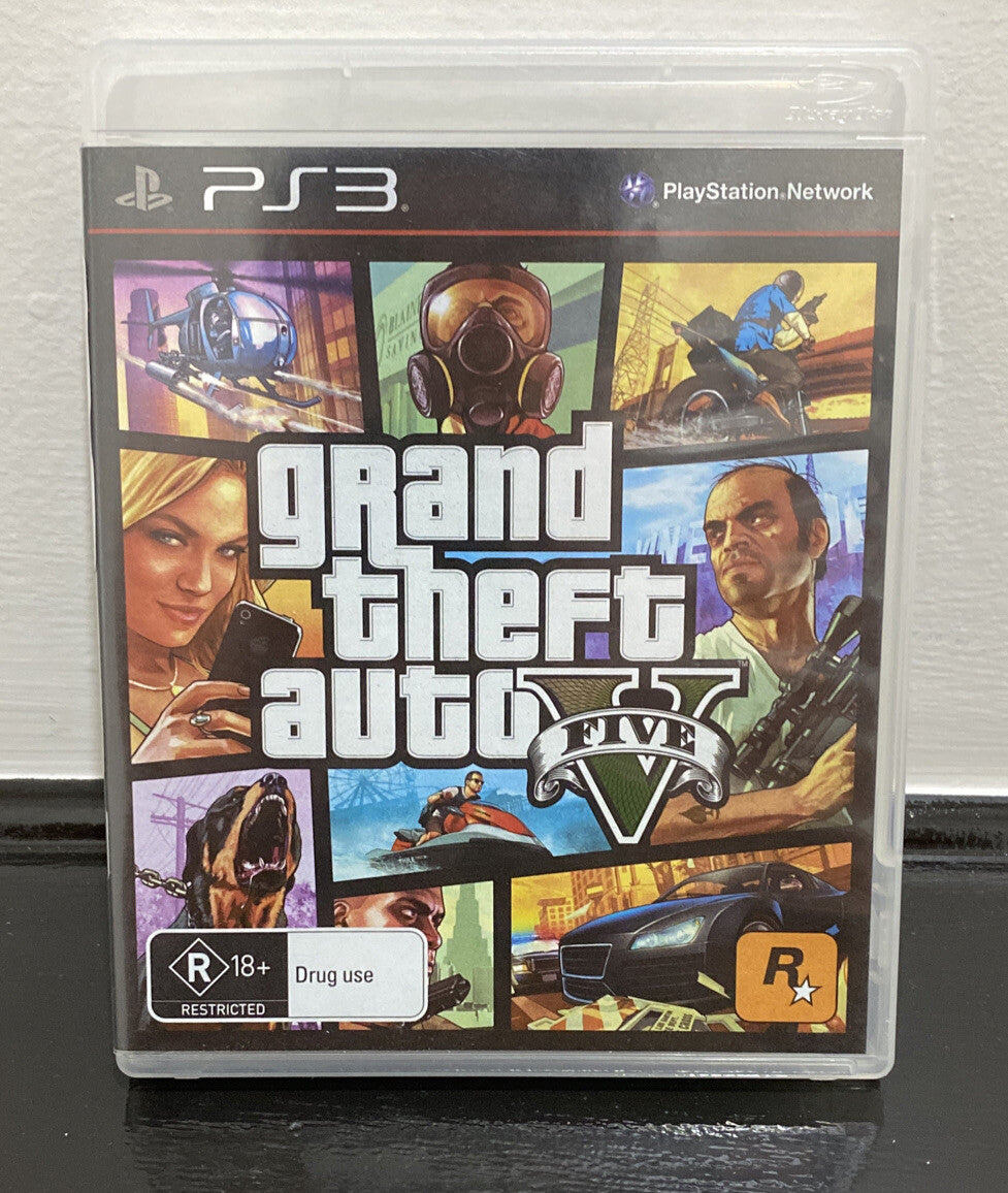 Grand Theft Auto Five PAL Playstation 3/PS3 InComplete Missing Map 3345