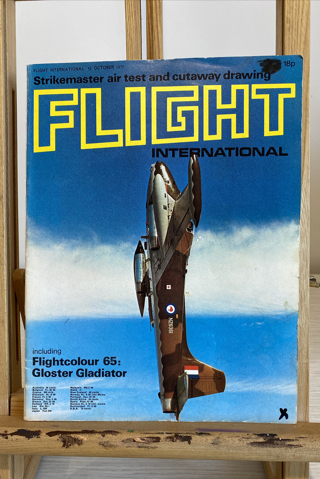 Flight International October 1972 Magazine In Ok Condition