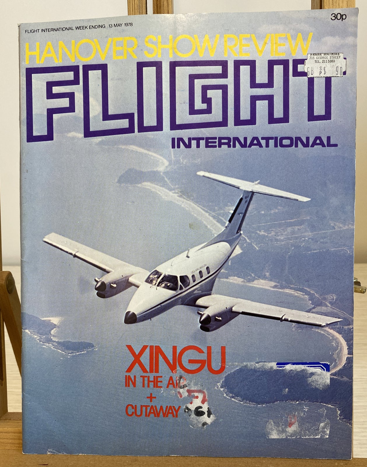 Flight International May 1978 Magazine In Ok Condition