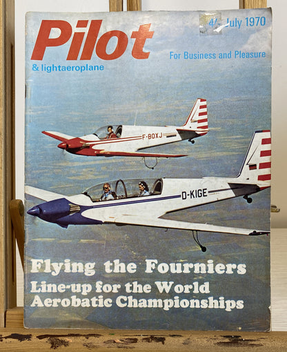 Pilot July 1970 Magazine In Ok Condition