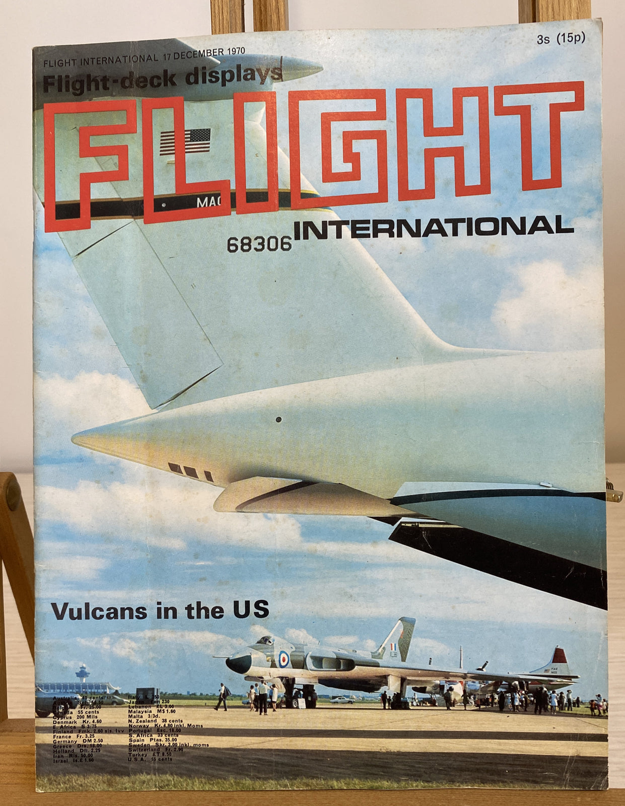 Flight International December 1970 Magazine In Ok Condition