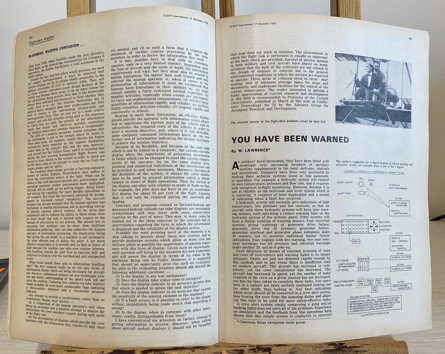 Flight International December 1970 Magazine In Ok Condition