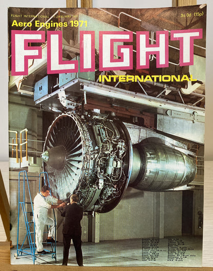 Flight International January 1971 Magazine In Ok Condition