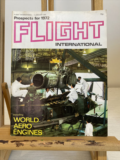 Flight International January 1972 Magazine In Ok Condition