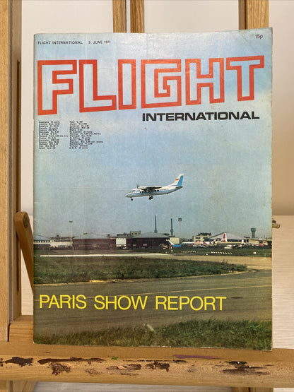 Flight International June 1971 Magazine In Ok Condition